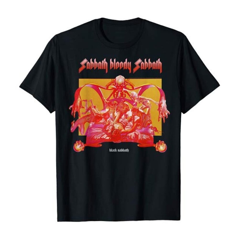 Black Sabbath Band Shirt Sabbath Bloody Sabbath Rock Music Graphic Tee 90